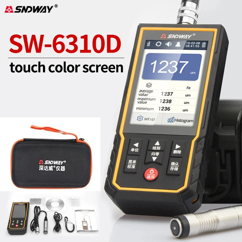 Paint Thickness Gauge - SNDWAY Paint Film Thickness Gauge SW-6310D