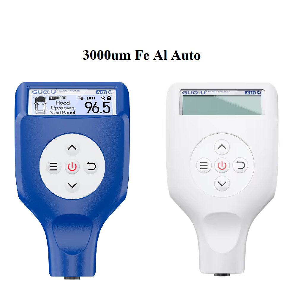  0-3000μm 0.1μm Fe NFe Probe  - Paint Thickness Gauge 评论和价格
