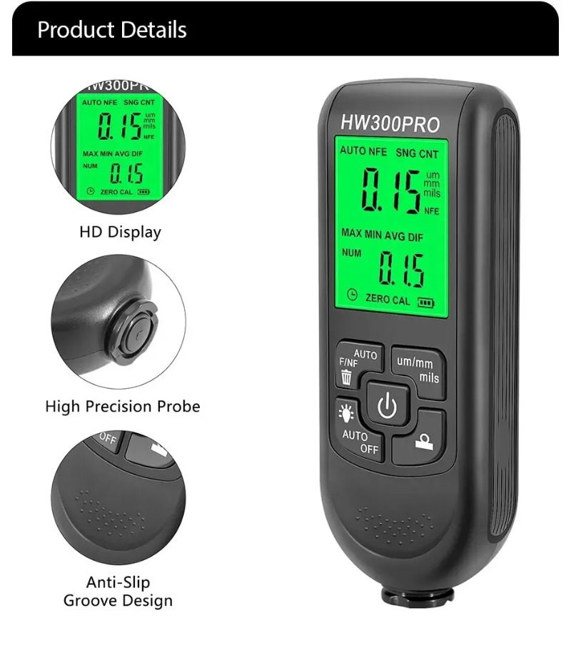 HW-300PRO Car Paint Film Autom - Paint Thickness Gauge 评论和价格