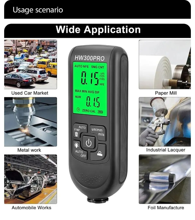 HW-300PRO Car Paint Film Autom - Paint Thickness Gauge 评论和价格