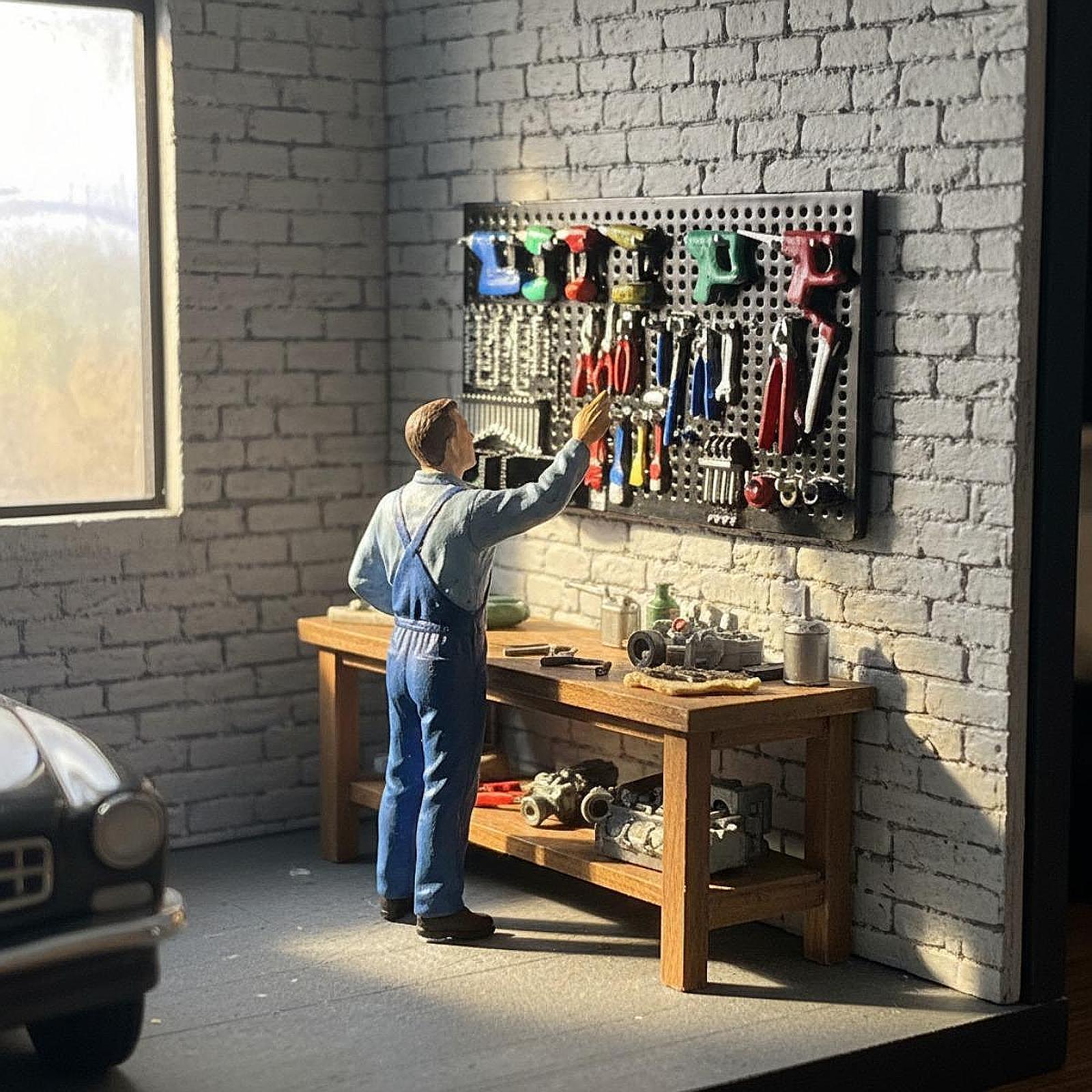 1:64 Electric Drill Pegboard M - Auto Repair Shop Layout 评论和价格