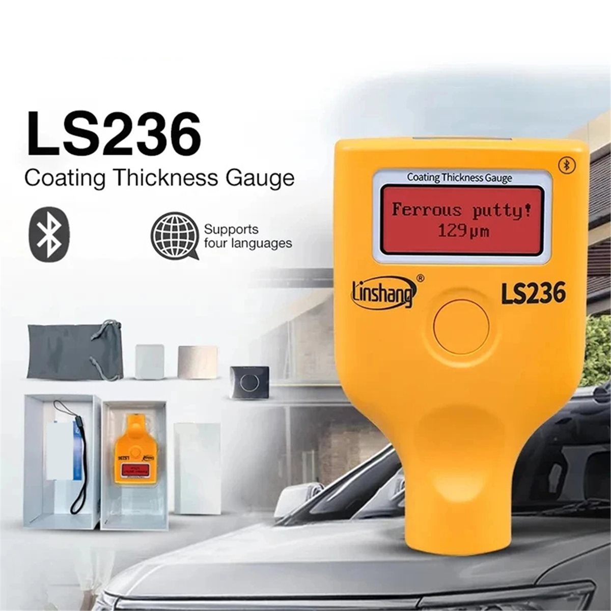 Y1251A*☀▃ LS236 Coating Thickn - Paint Thickness Gauge 评论和价格